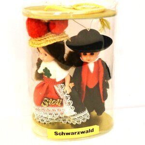 Stoll Dolls Package Of 2 Germany Traditional Costumes Black Forest Area
